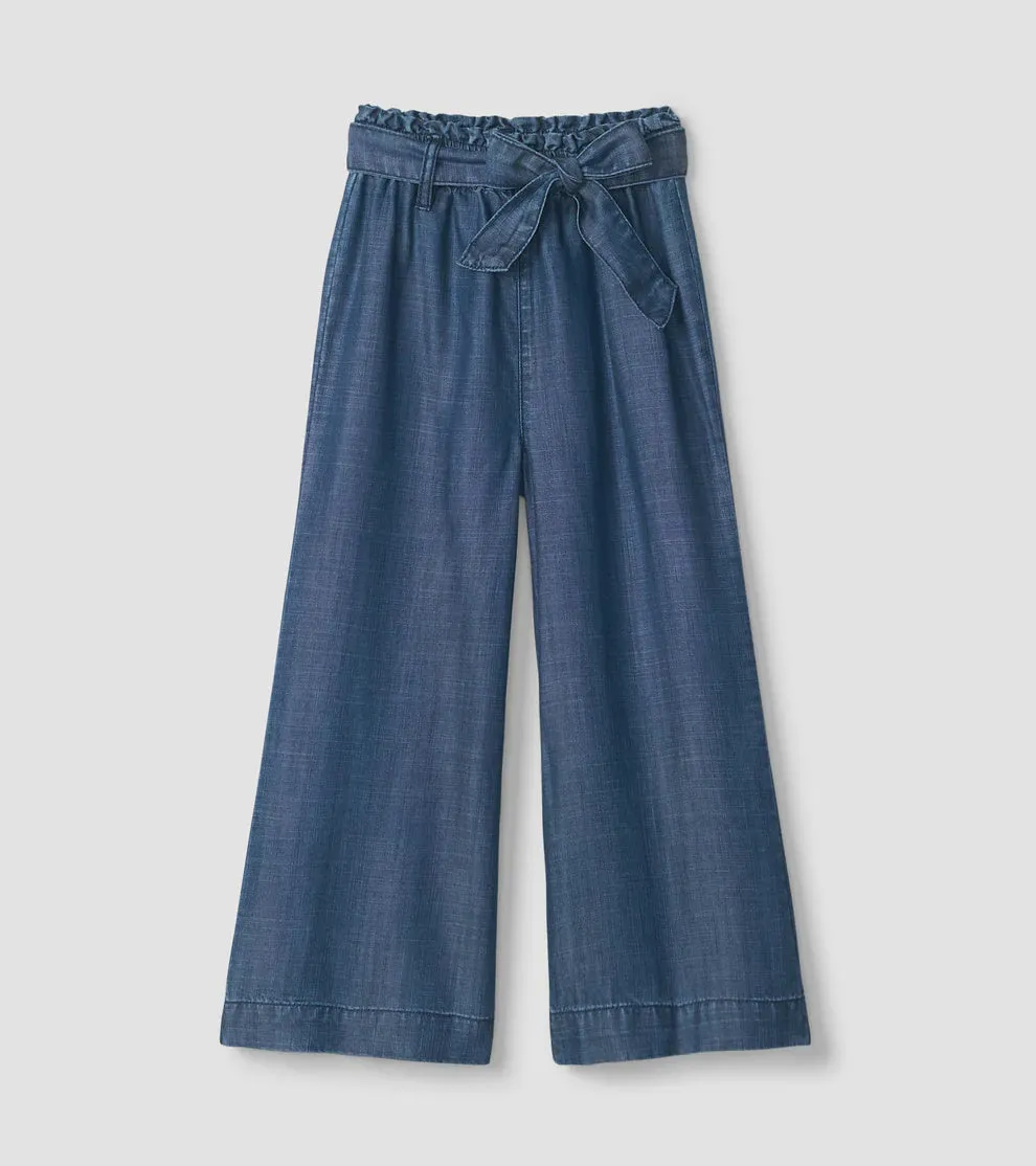 Tencel Textured Paperbag Pant