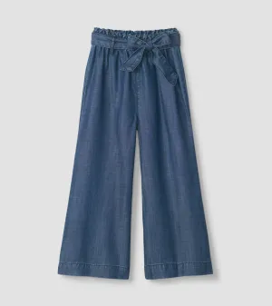 Tencel Textured Paperbag Pant