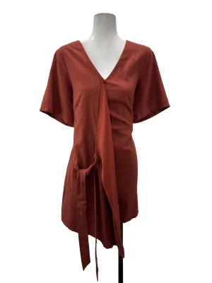 Terracotta Wrap Romper