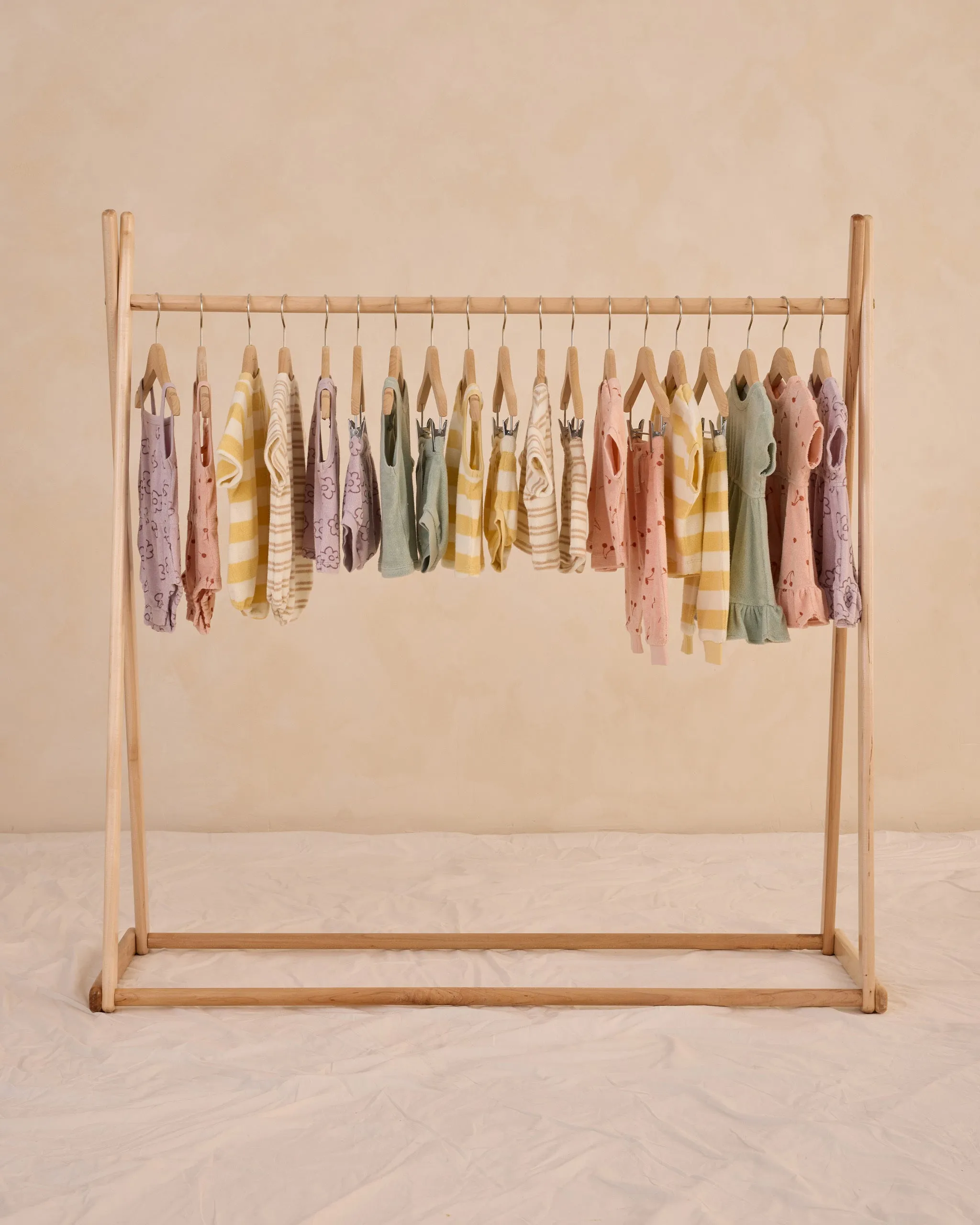 Terry Henley Romper || Yellow Stripe