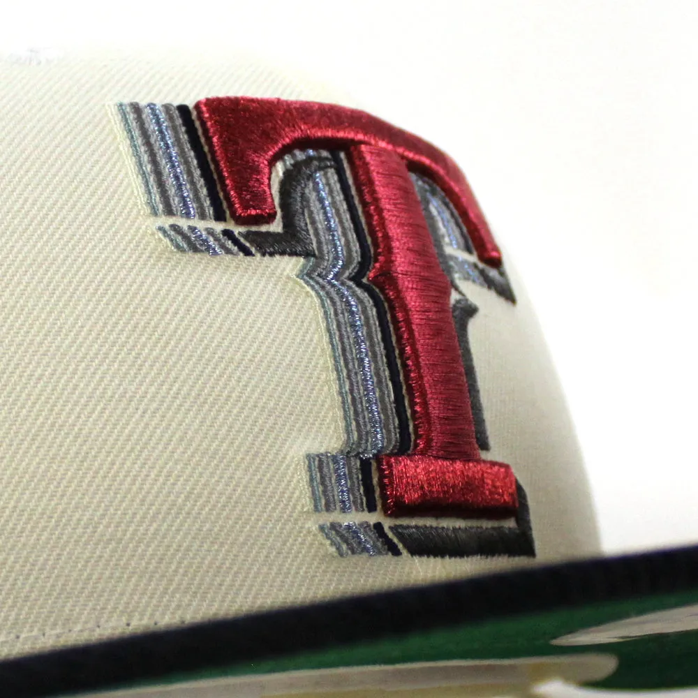 Texas Rangers 2020 Inaugural Season New Era 59Fifty Fitted Hat (Chrome White Corduroy Navy Green Under Brim)