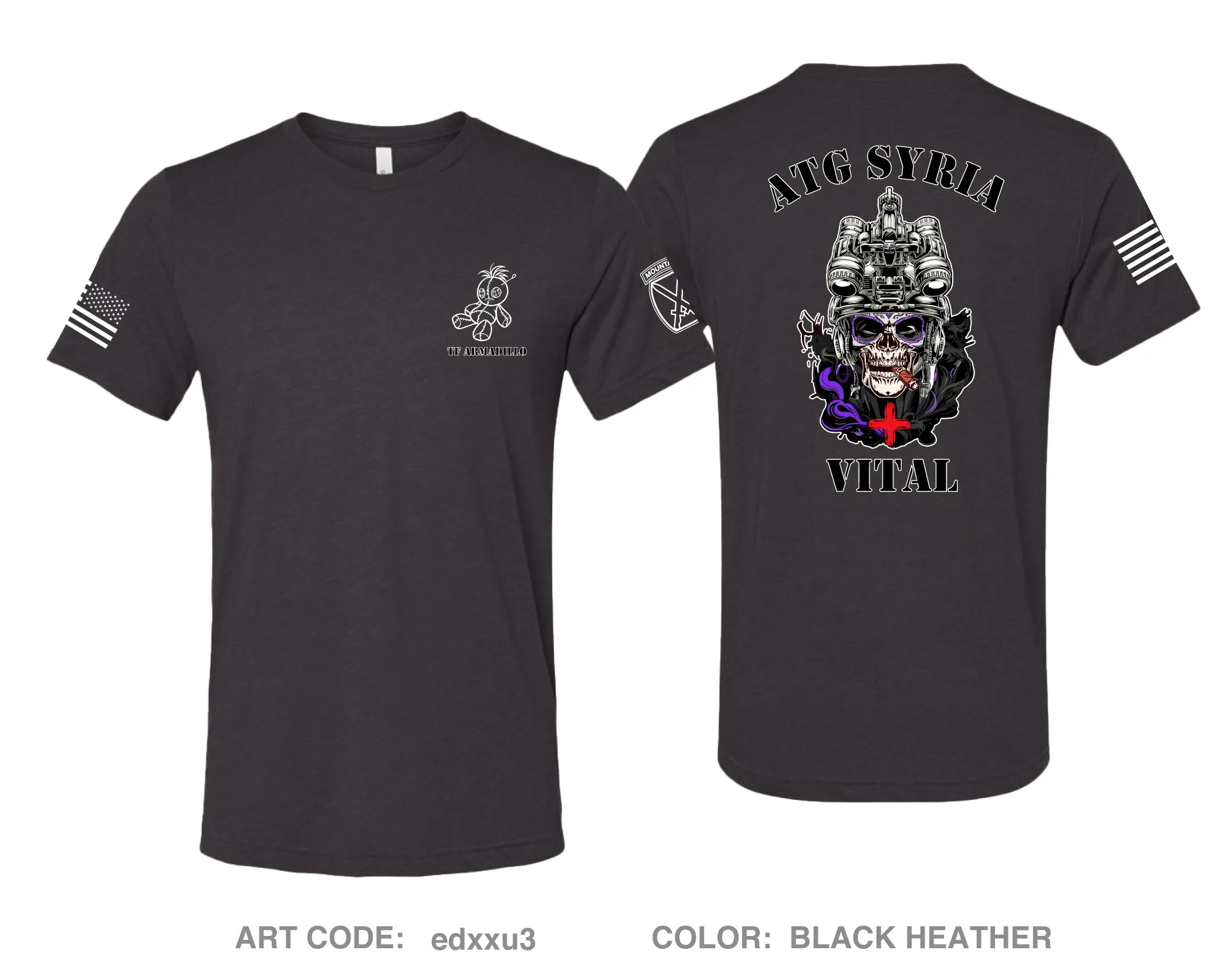 TF Armadillo Medical Comfort Unisex Triblend SS Tee - edxxu3
