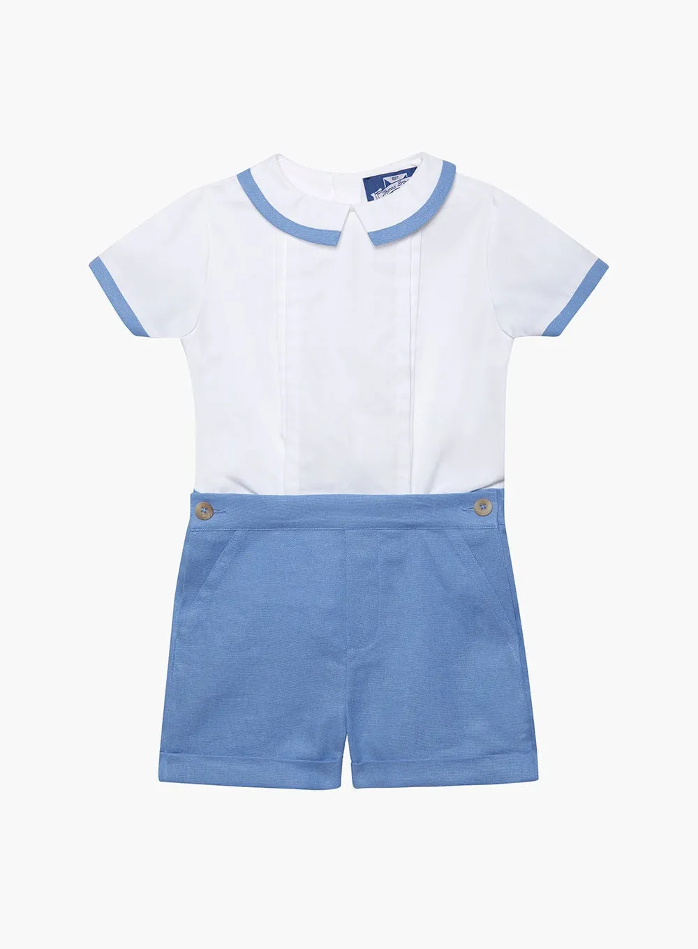 The Rupert Set in French Blue/White