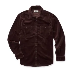 The Utility Shirt | Burgundy Corduroy