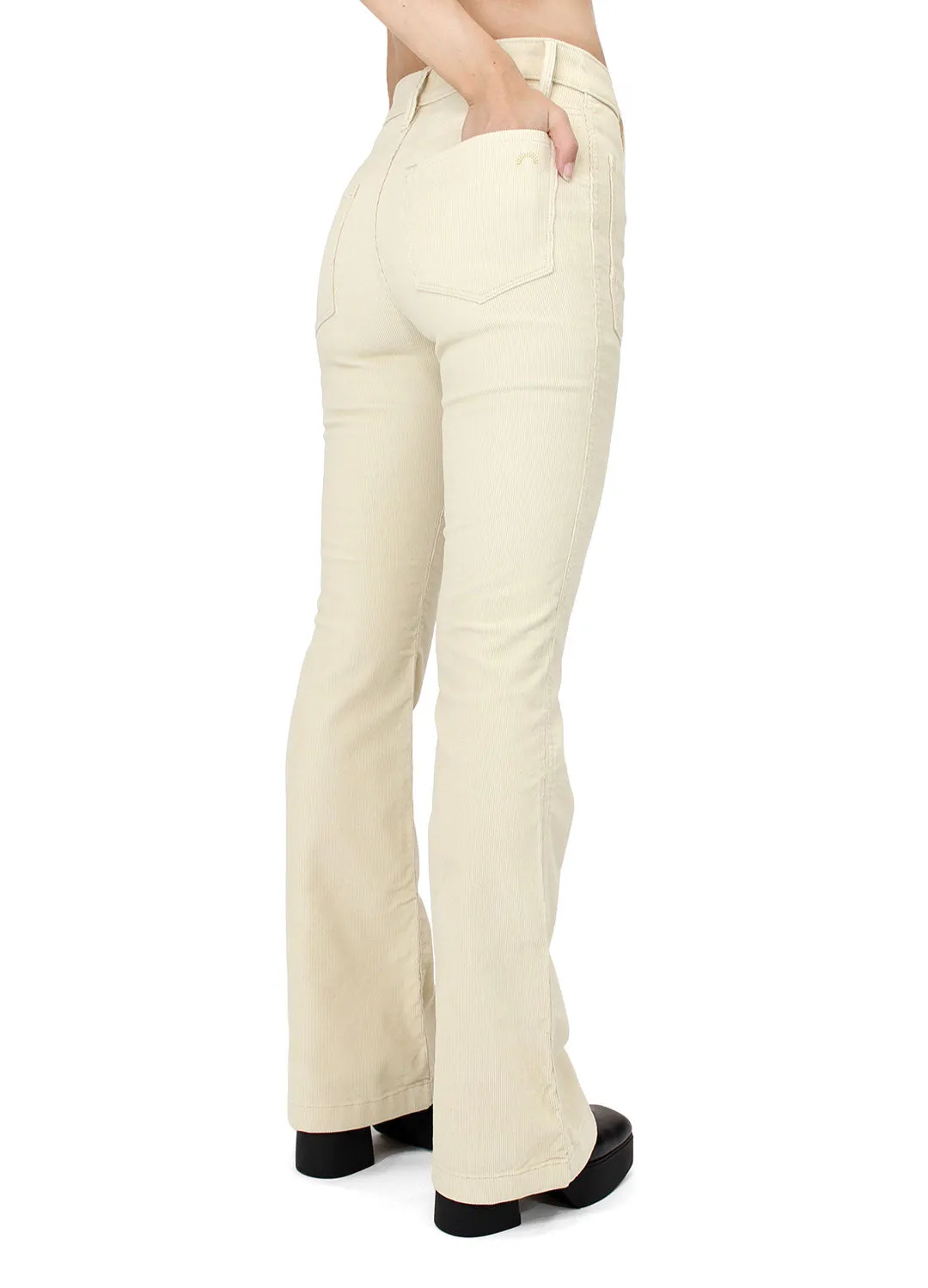 The Wanderer Corduroy Flare - Cream