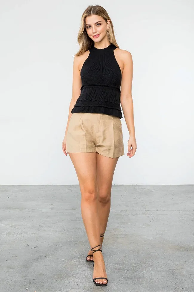 THML Valerie Halter Knit Top