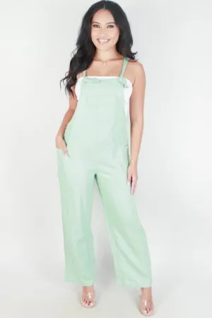 TIE STRAP LINEN JUMPSUIT