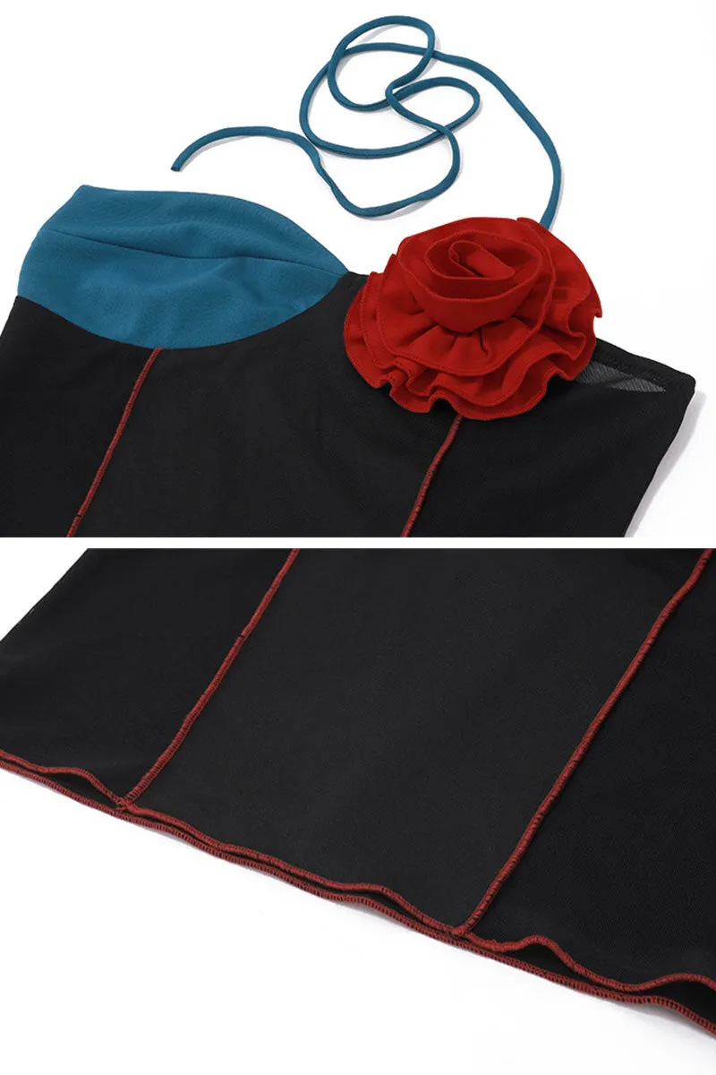 TK0213 Red Rose Cami Top