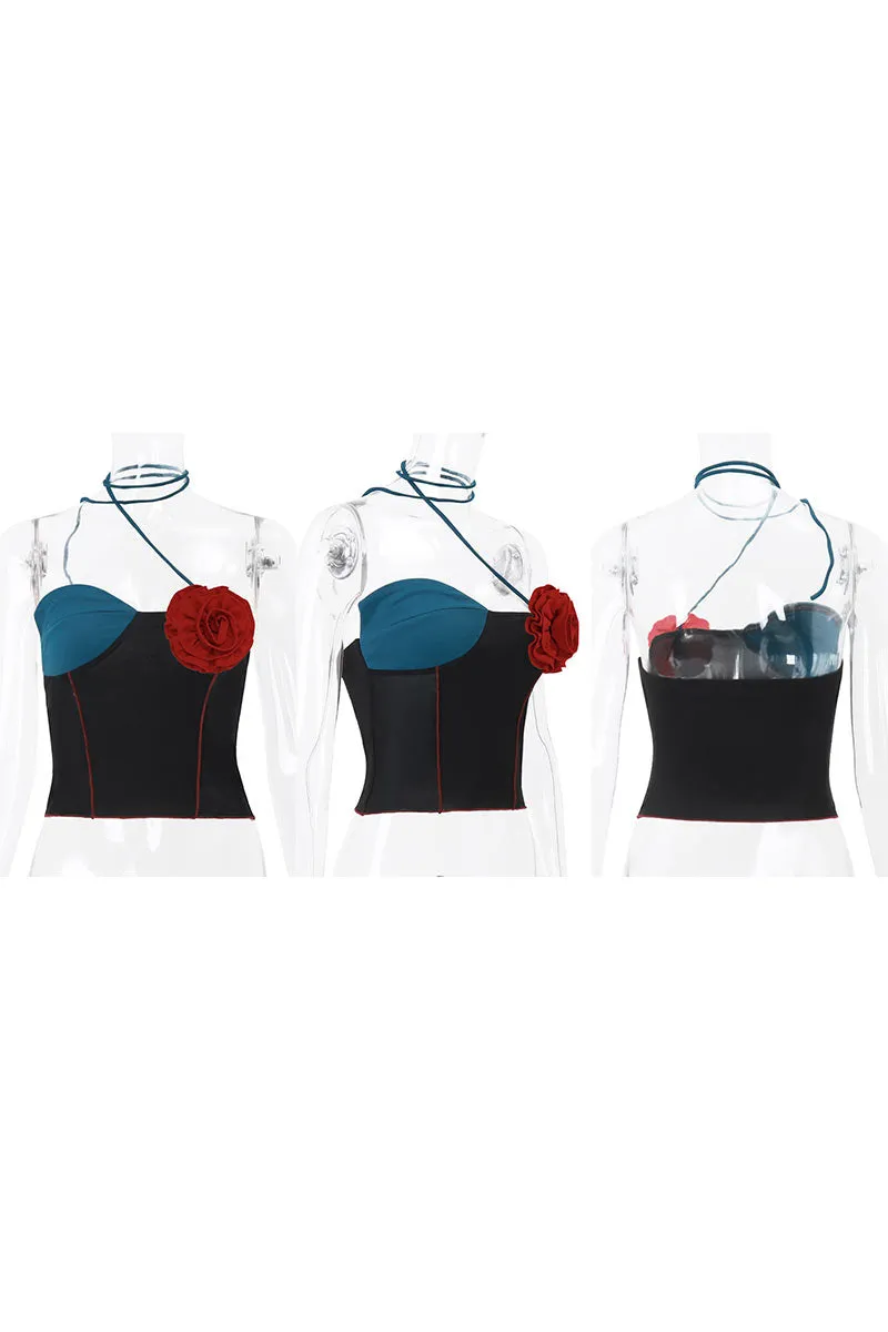 TK0213 Red Rose Cami Top