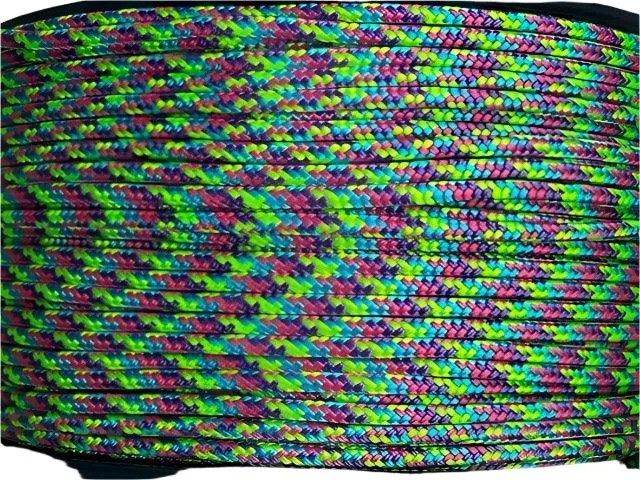 Tobiano - Aqua-Pink-Purple-Lime halter - 6mm
