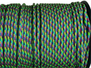 Tobiano - Aqua-Pink-Purple-Lime halter - 8mm