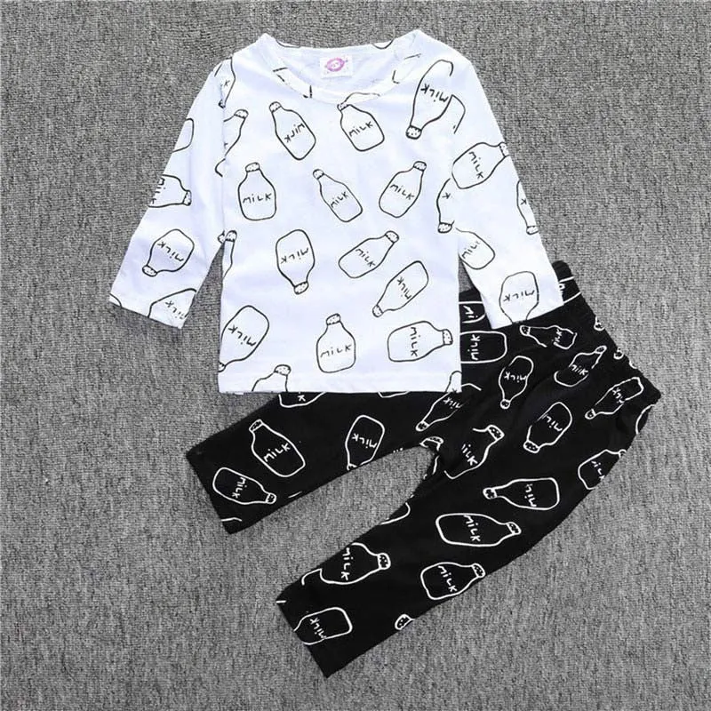 Toddler Baby Girls Rompers Autumn Baby Boys Clothing Sets Spring born Baby Clothes Long Sleeve Roupas Infant Jumpsuits