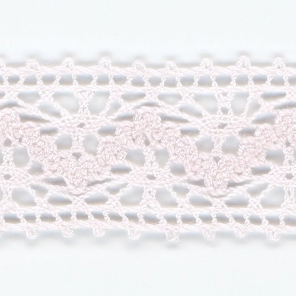 Torchon Lace #146 White Purple
