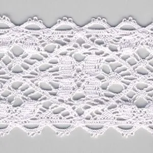 Torchon Lace #146 White Purple