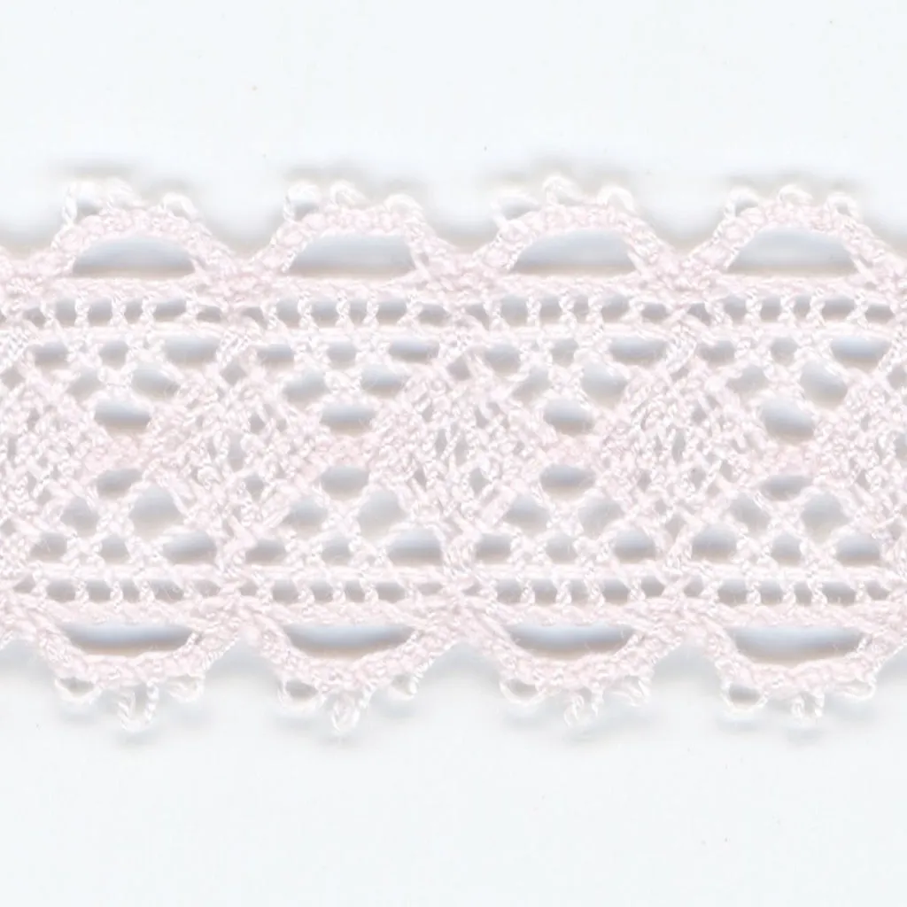 Torchon Lace #146 White Purple