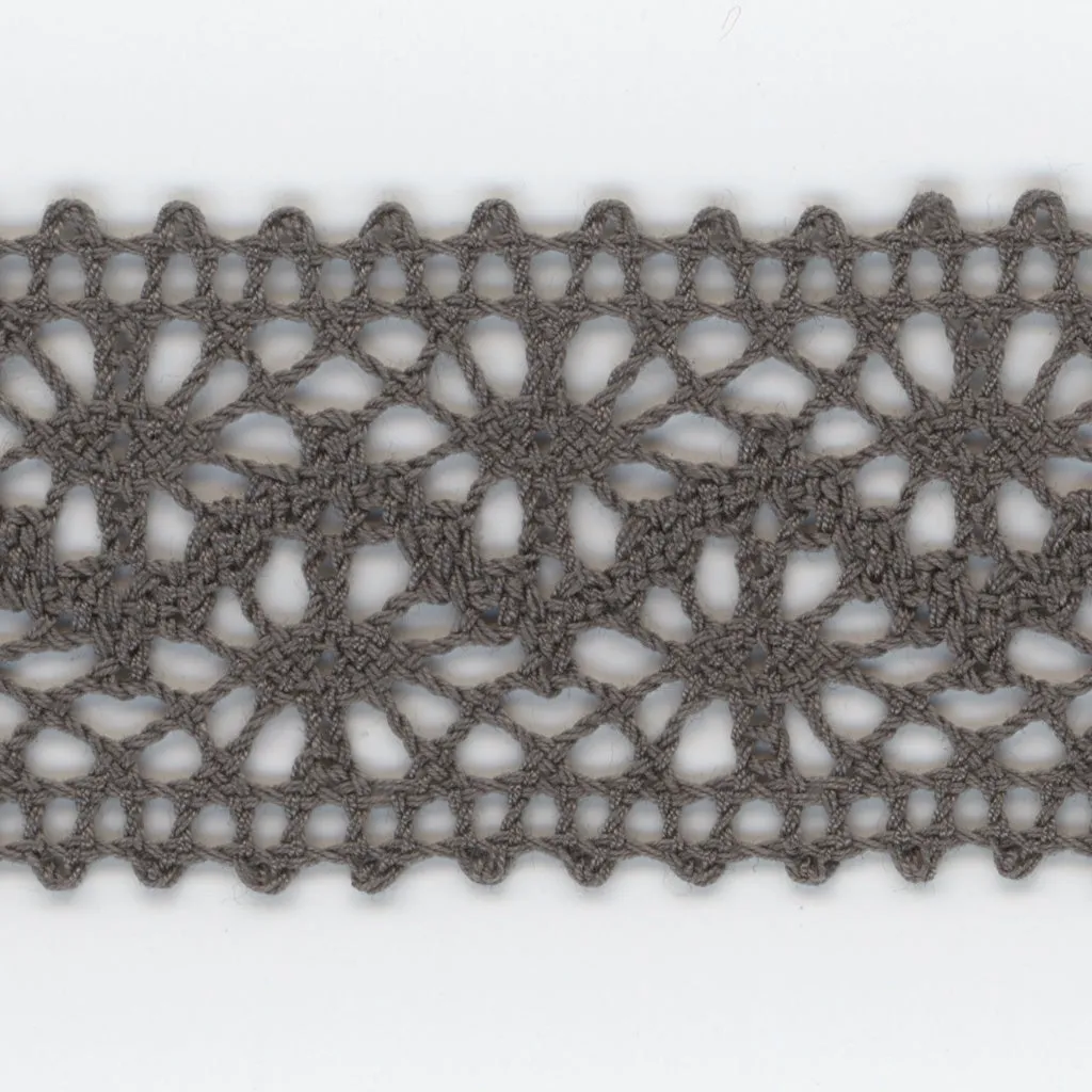 Torchon Lace #159 Medium Gray