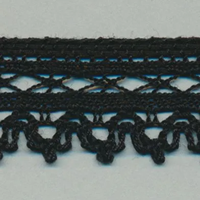 Torchon Lace #50 Black