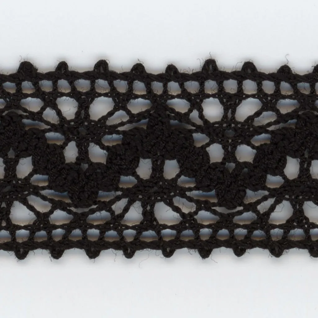 Torchon Lace #50 Black