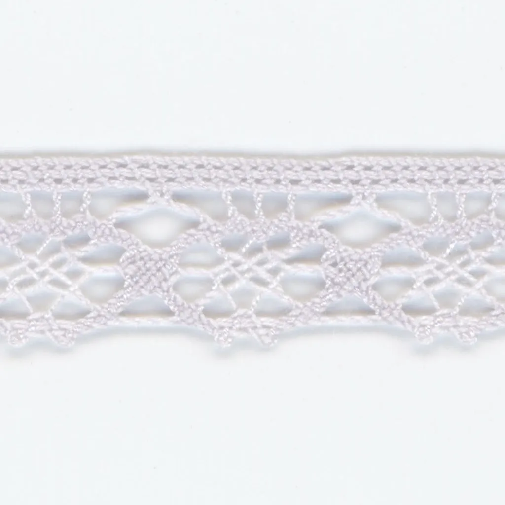 Torchon Lace #93 Silver Rose