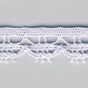 Torchon Lace #93 Silver Rose