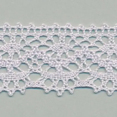 Torchon Lace #93 Silver Rose
