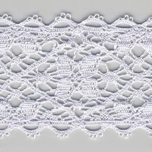 Torchon Lace #93 Silver Rose