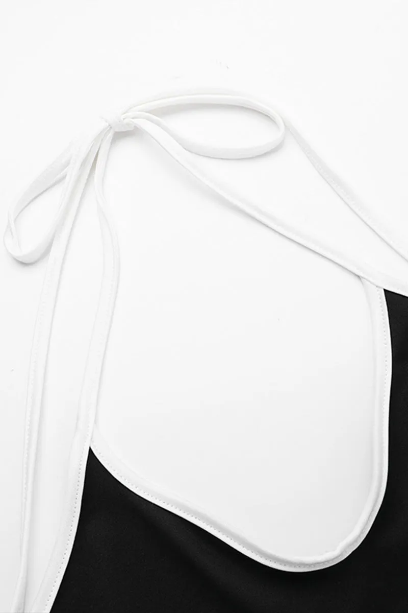 TR3160 Halter Bodysuit Top