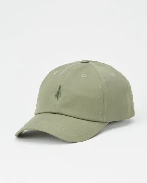 Tree Embroidery Tencel Peak Hat