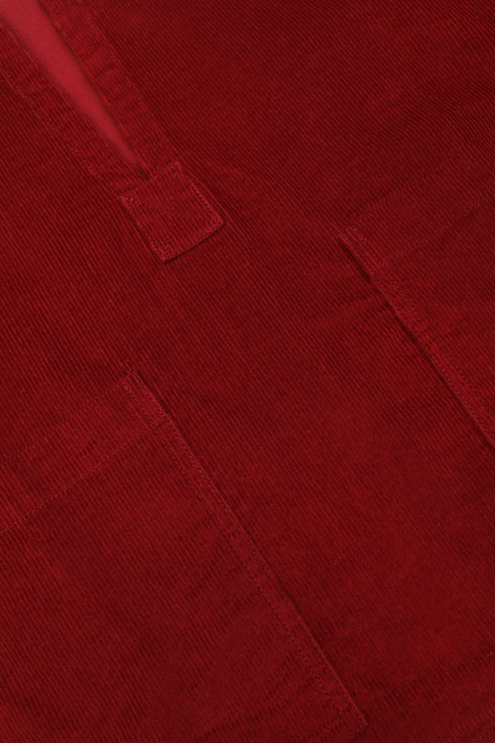 Trent Top Burgundy Corduroy