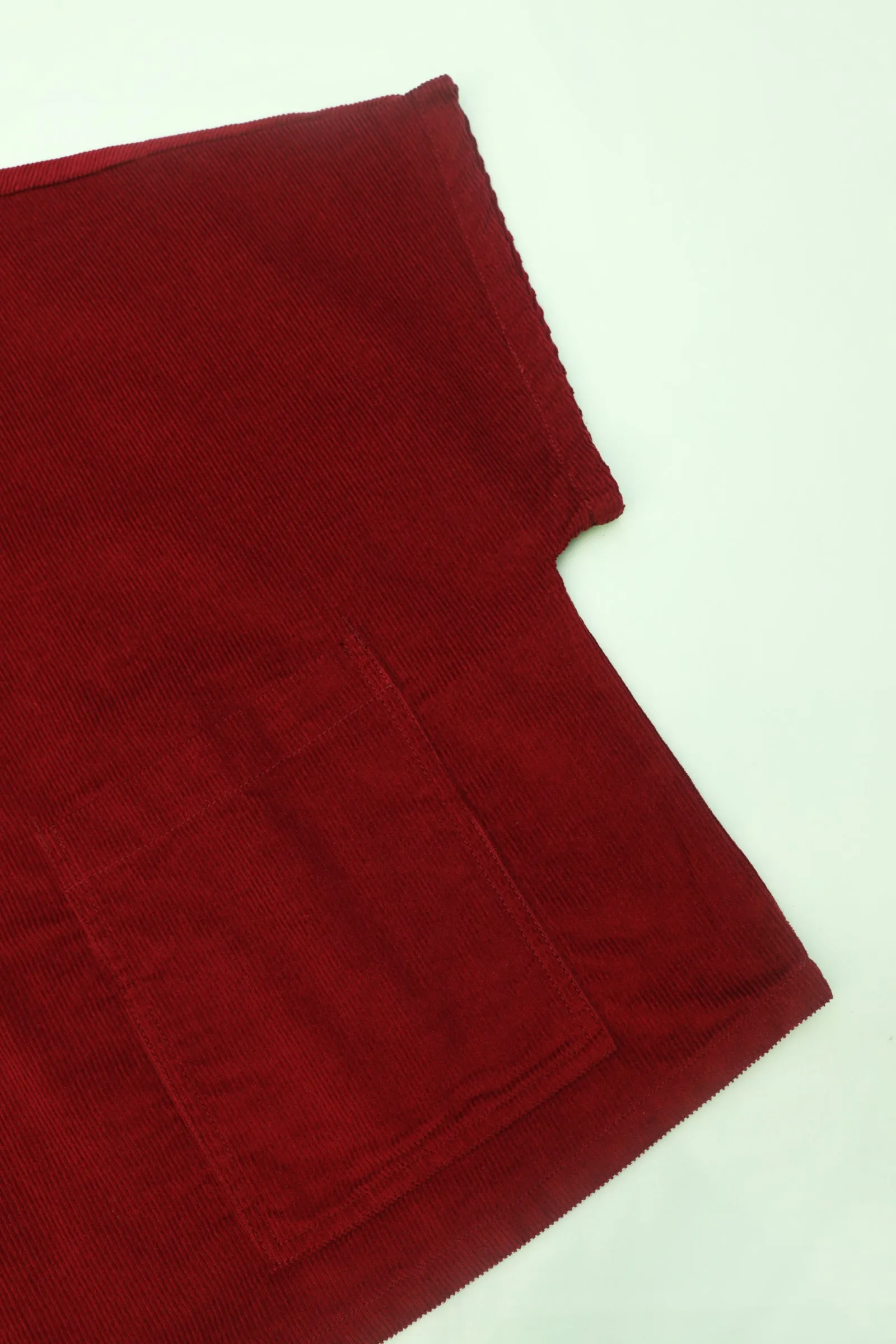 Trent Top Burgundy Corduroy