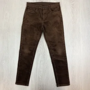 Uniqlo Mens Brown Corduroy Pants Size Medium (30-33 Inch Waist)