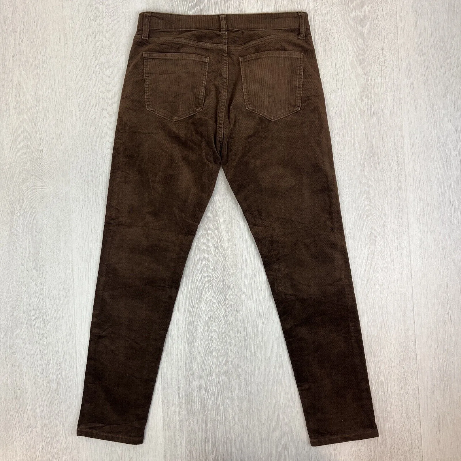 Uniqlo Mens Brown Corduroy Pants Size Medium (30-33 Inch Waist)