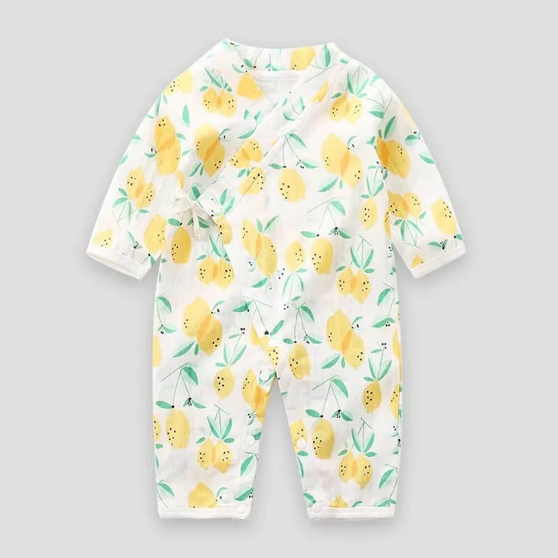 Unisex Printed  Kimono Rompers