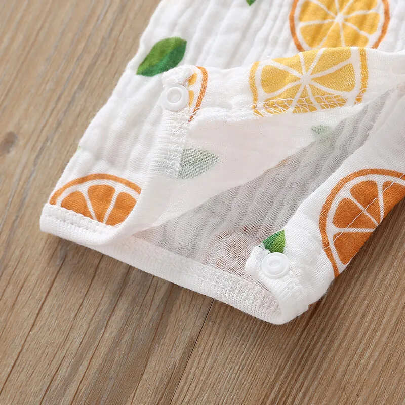 Unisex Printed  Kimono Rompers
