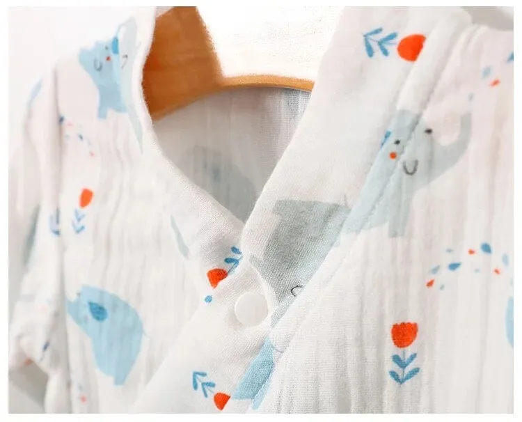 Unisex Printed  Kimono Rompers