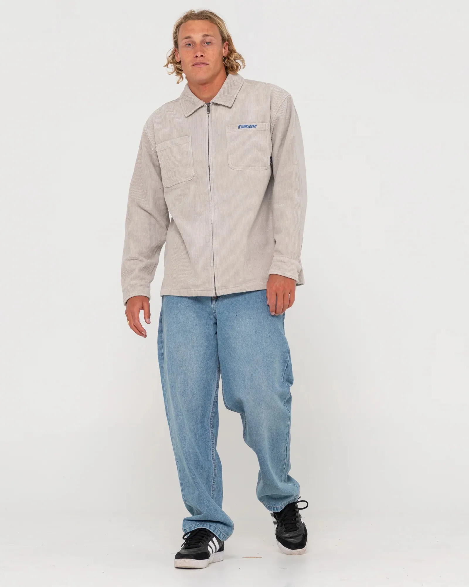 V8 Coup Cord Jacket - Oyster Grey
