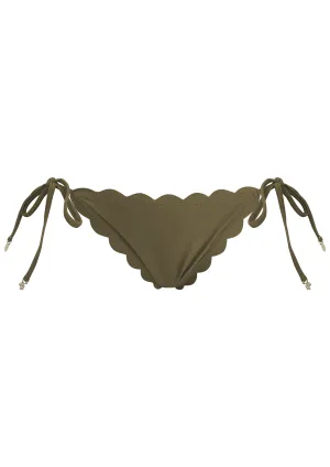 Venus Dark Olive Tie Side Bottom