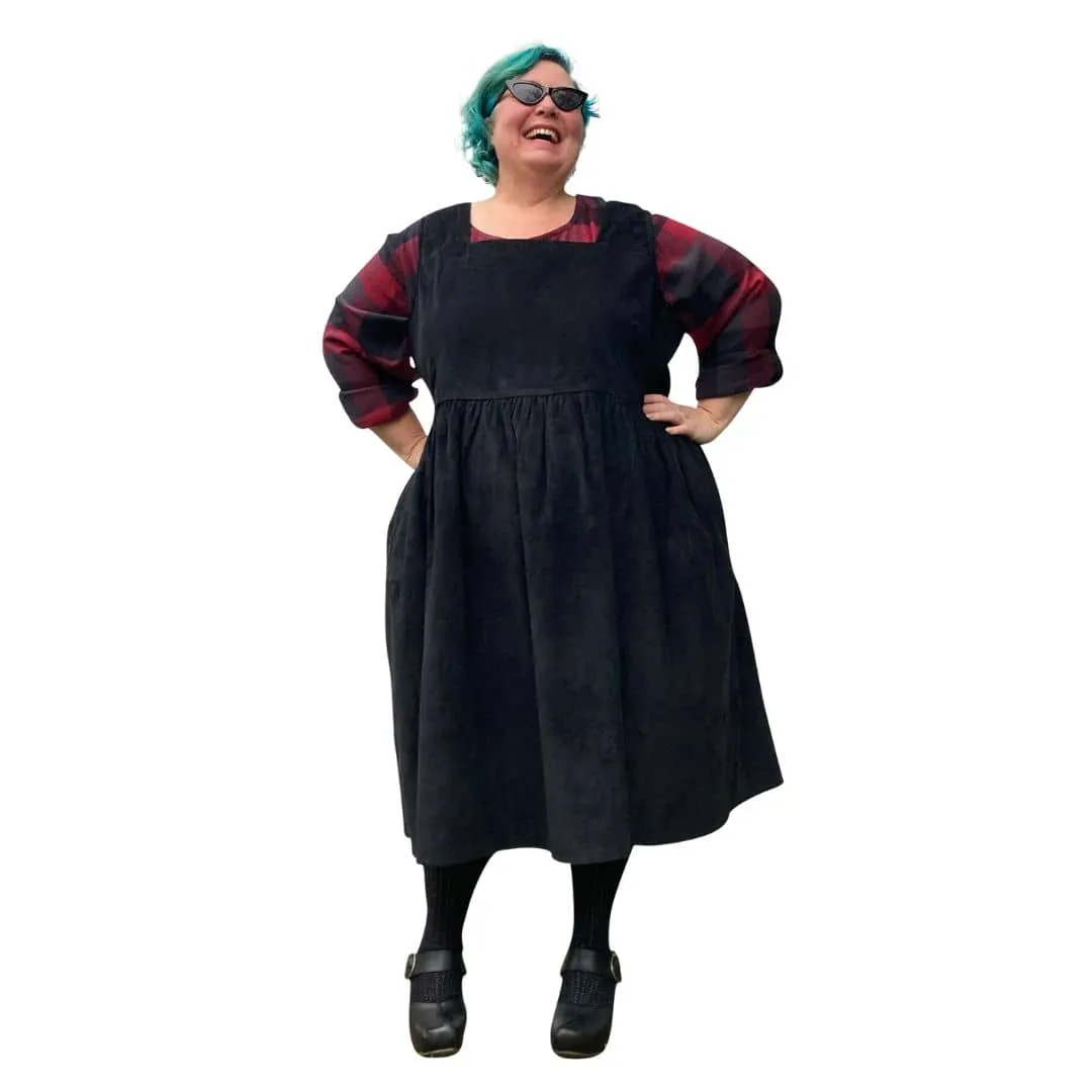 Vera Corduroy Pinafore Dress