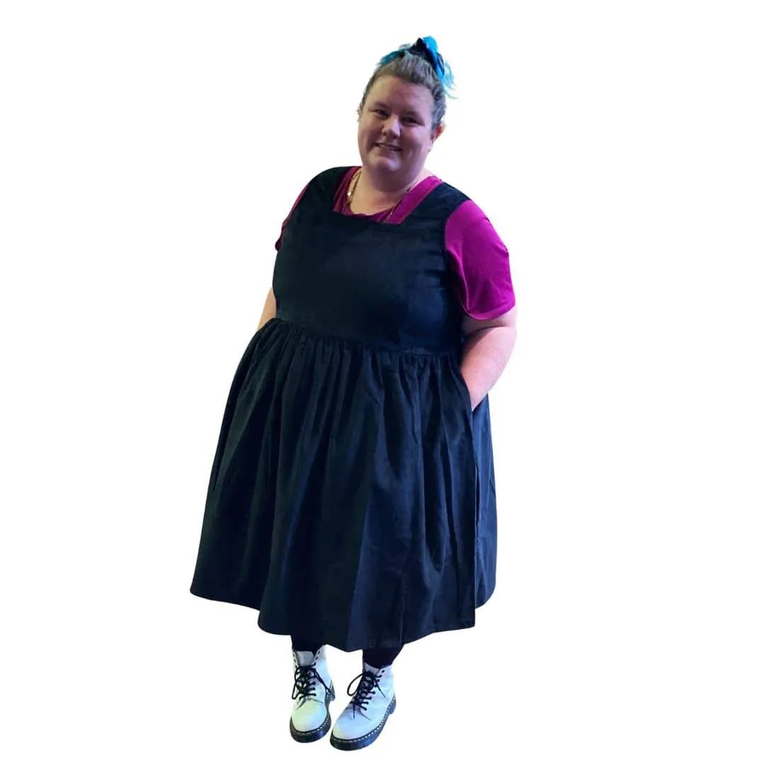 Vera Corduroy Pinafore Dress
