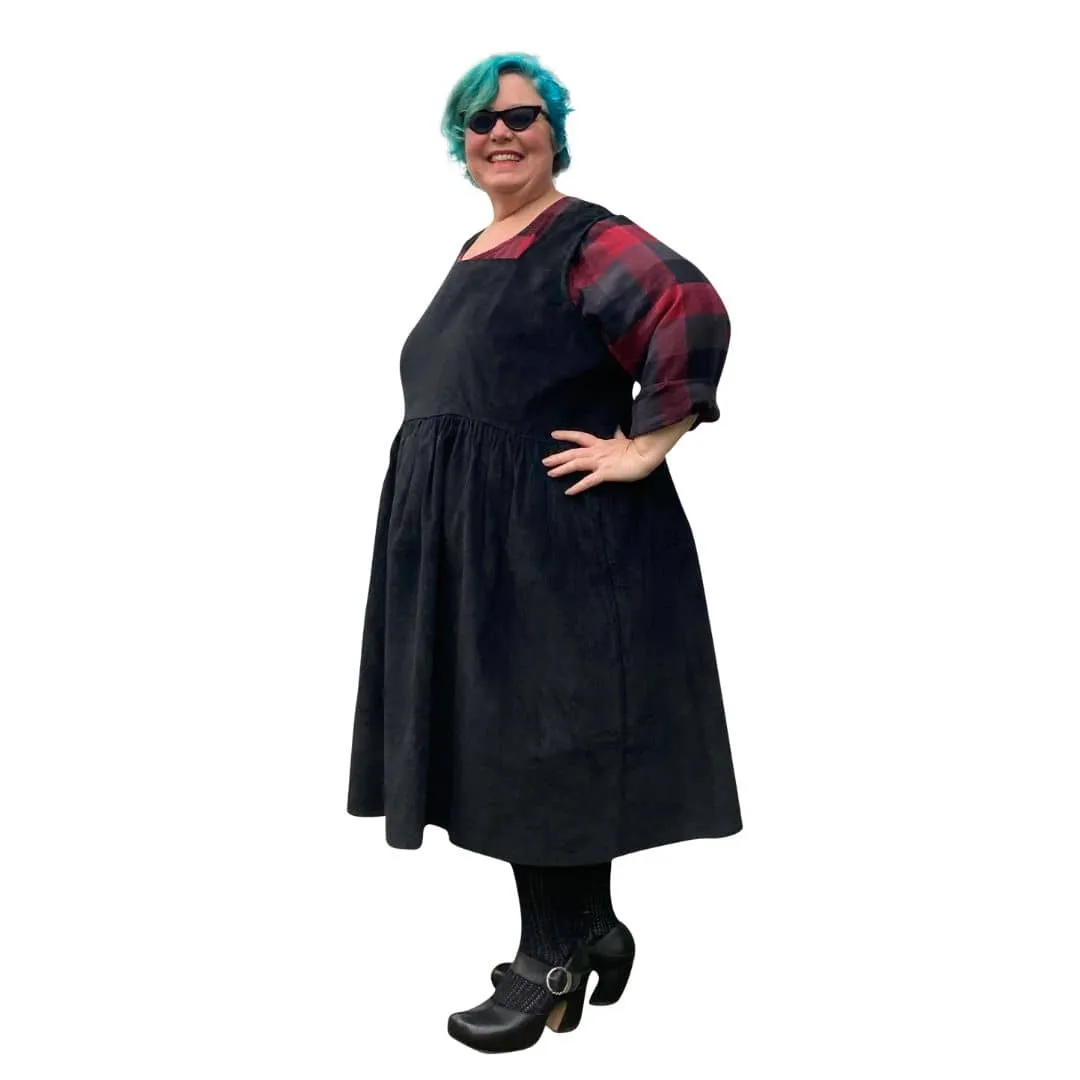 Vera Corduroy Pinafore Dress
