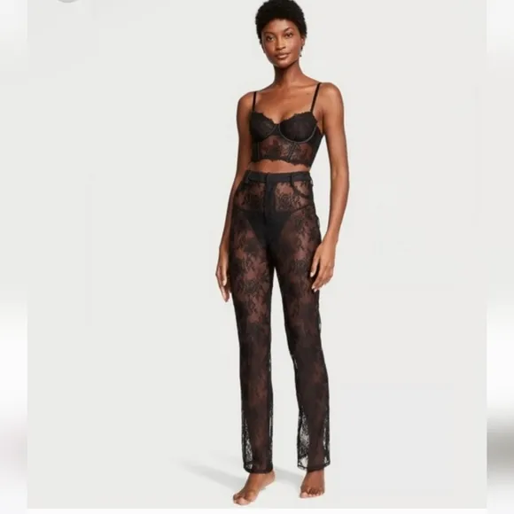 Victoria's Secret VS Archives Dress Rose (NWOT)- Lace Pants