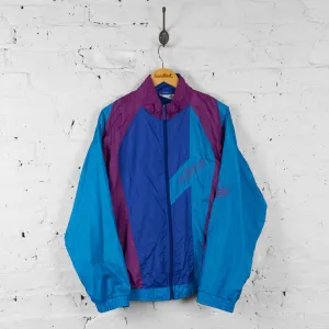 Vintage Adidas Tracksuit Tops - Blue/Purple - L