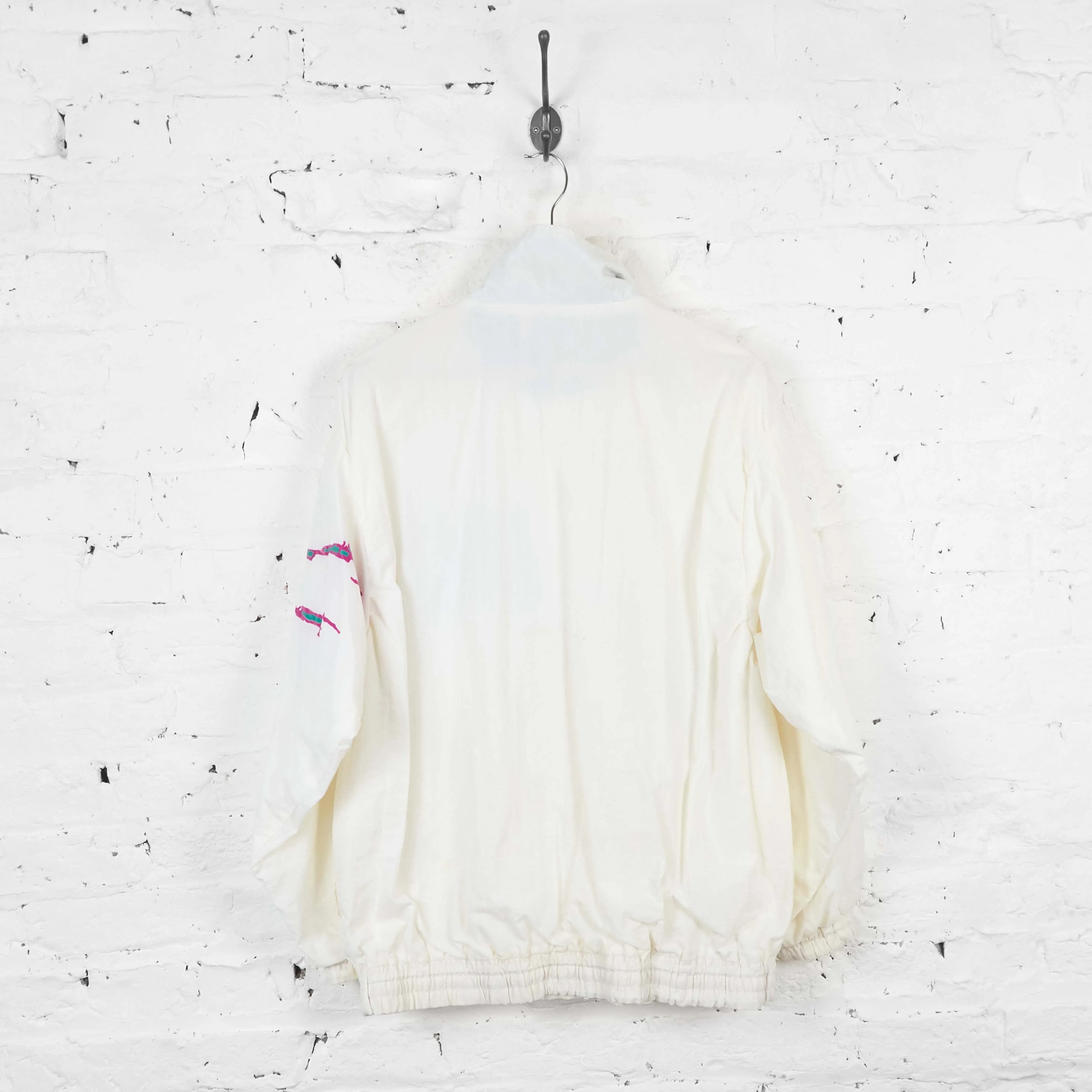 Vintage Fila Tracksuit Top - White - XL