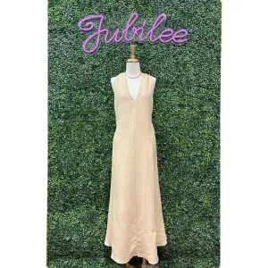 Vivian Khaki Maxi Dress