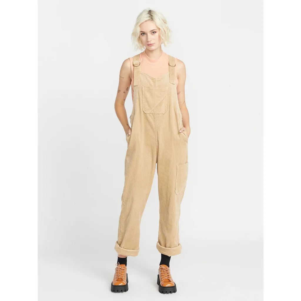 VOLCOM STONE STREET OVERALLS - KHAKI