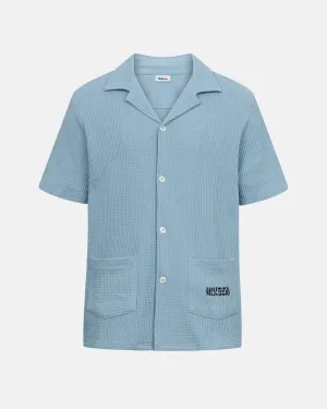 Waffle Havana Shirt - Sky