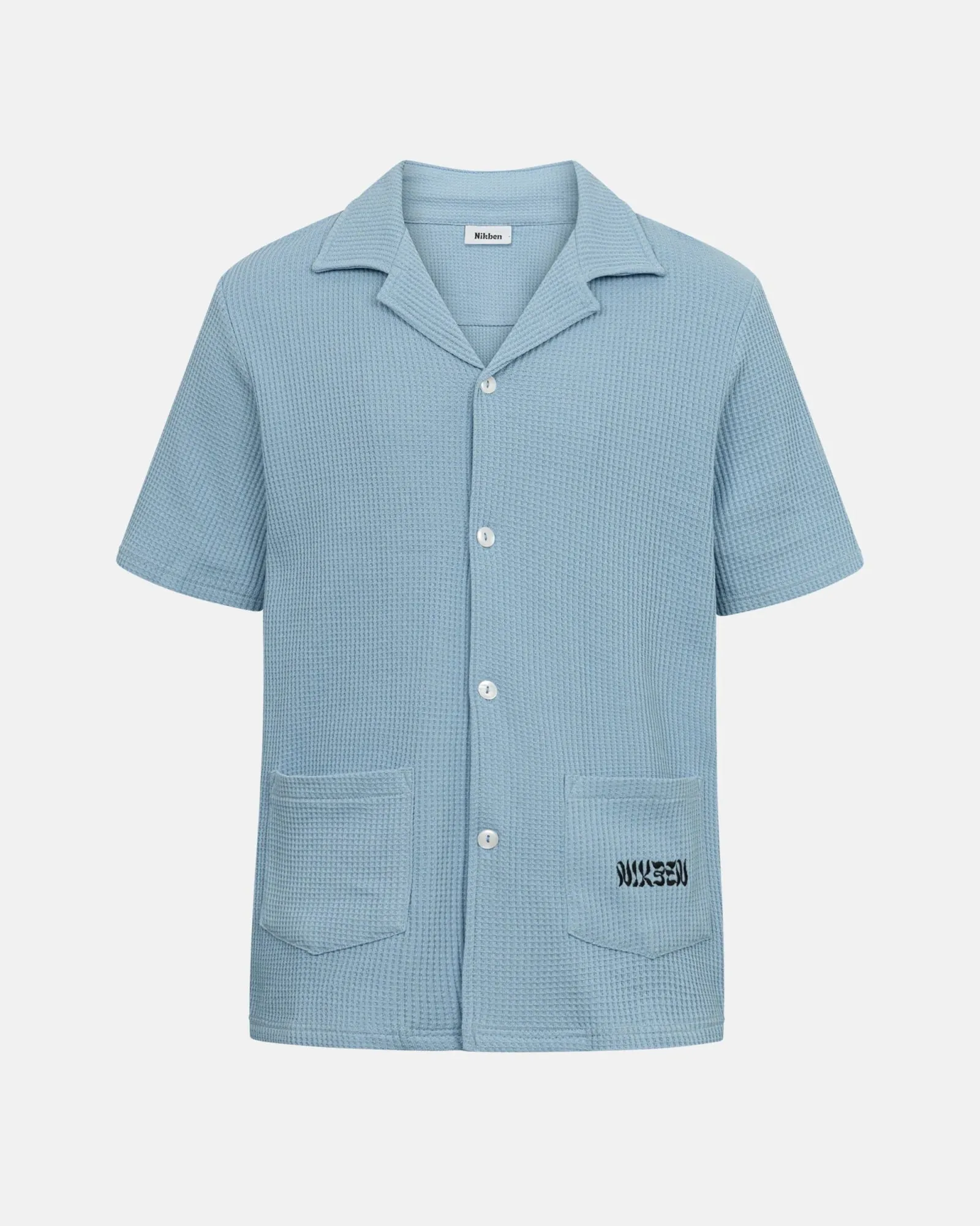 Waffle Havana Shirt - Sky