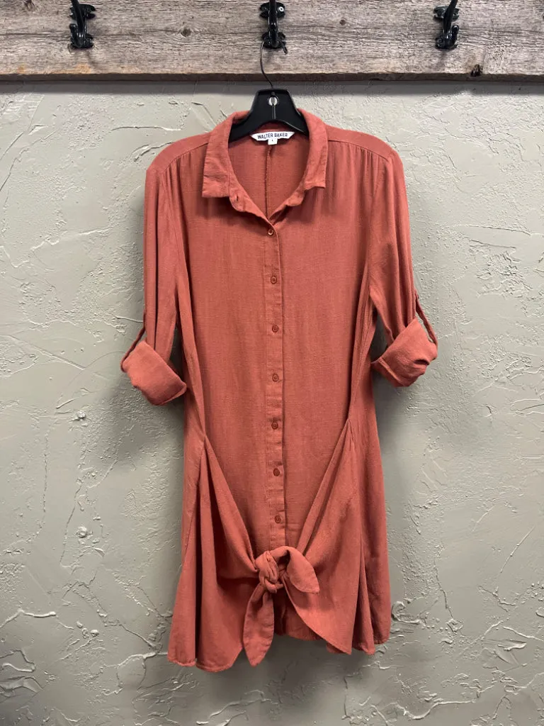 WALTER BAKER KNOTTED MINI DRESS (org$248)