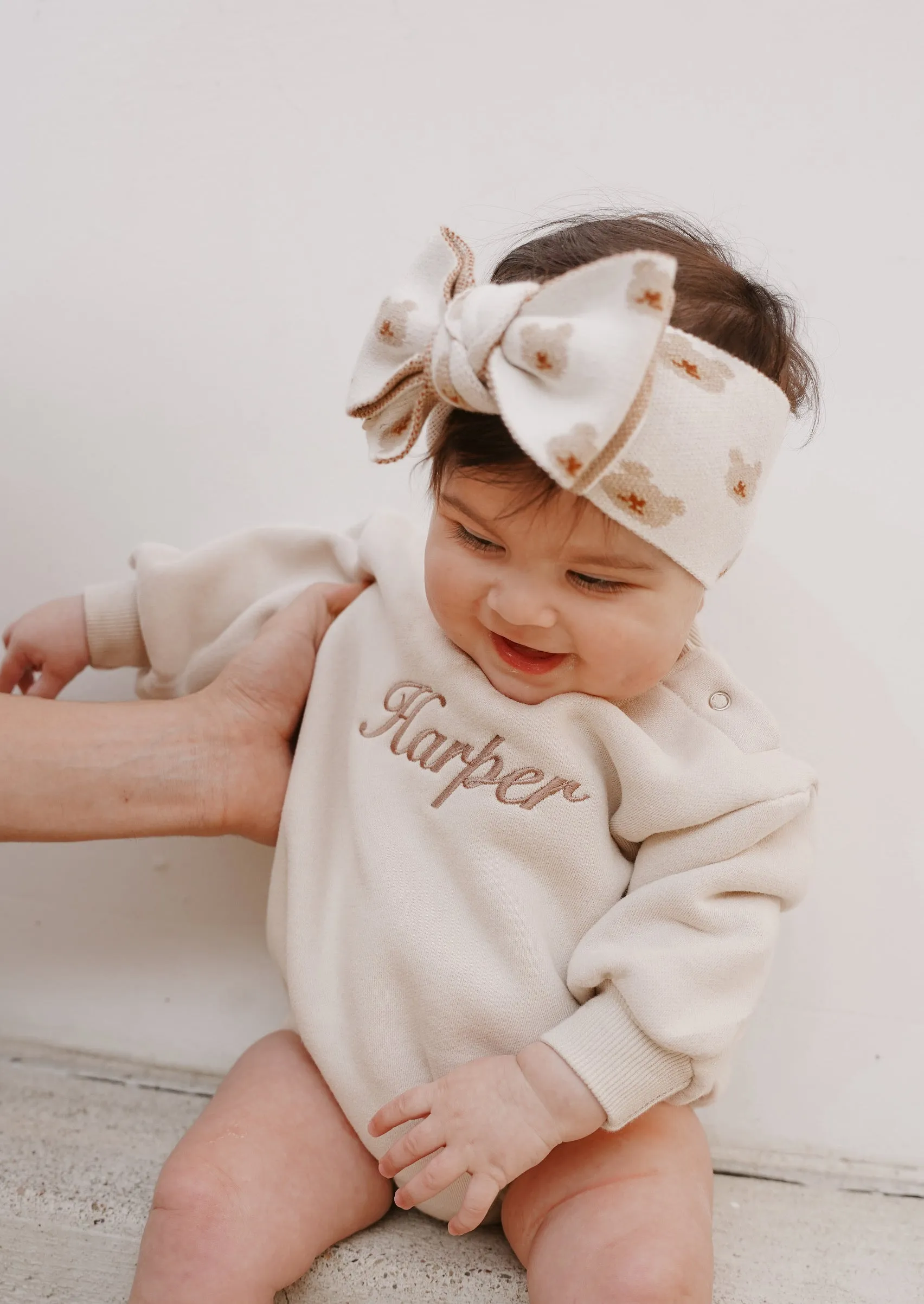 WARM NEUTRALS BUBBLE ROMPER
