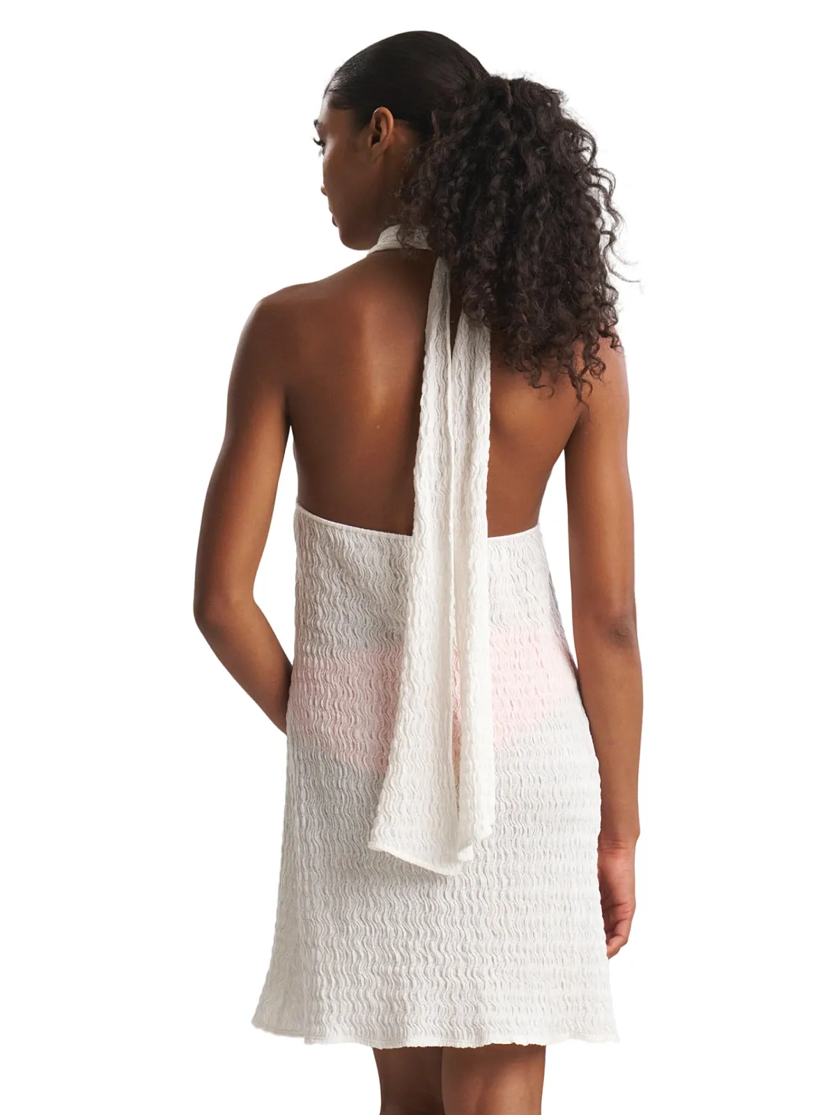 Waves Mini Halter Cover-Up